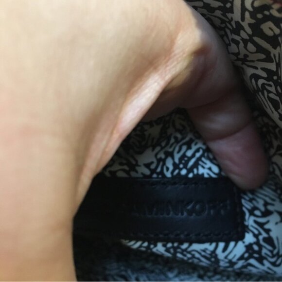 Rebecca Minkoff Red Leather Chain-link Crossbody Bag - Picture 9 of 9